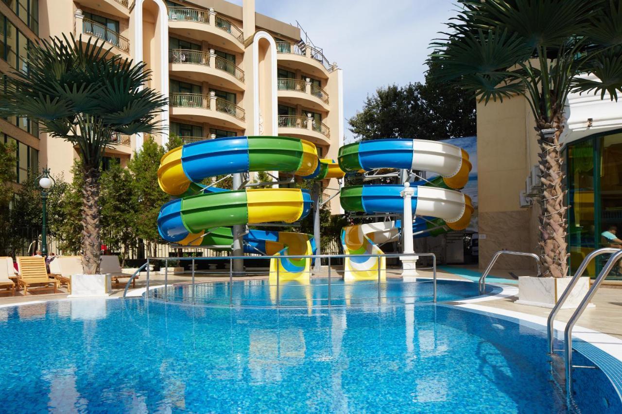 Planeta Hotel & Aquapark Free Beach Access Napospart Kültér fotó Water park at the hotel