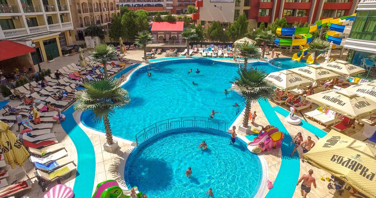 Planeta Hotel & Aquapark Free Beach Access Napospart Kültér fotó The Aqua Park